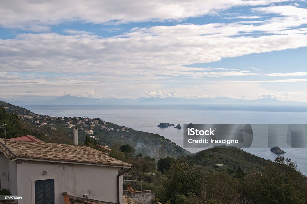 Massa Lubrense -Viewpoin San Costanzo-costa sorrentina - Foto stock royalty-free di Albero