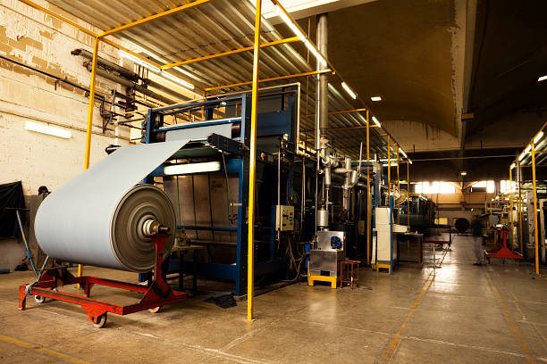 istock Denim Textile Industry - Finishing Machine for Jeans 174973754