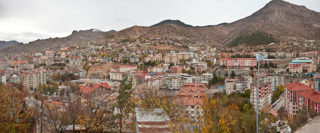 Townscape, Gümüşhane in Turkey.
