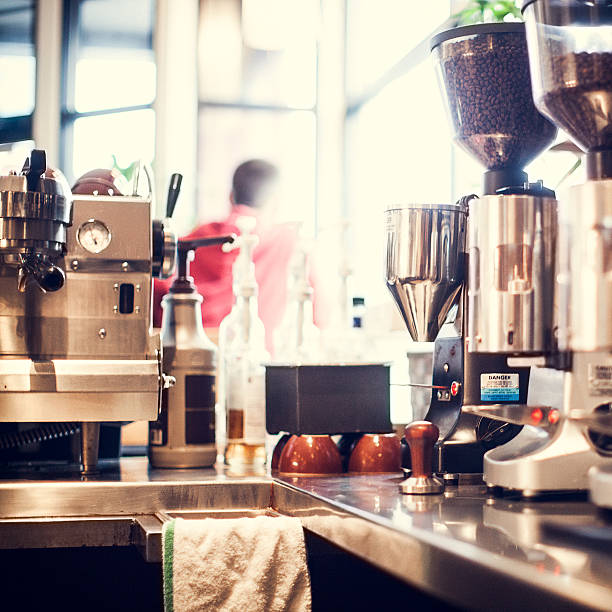istock Espresso Equipment at Cafe 174974267
