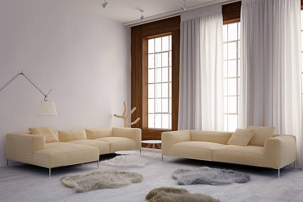 istock Contemporary design cabin-style sitting room 174974495