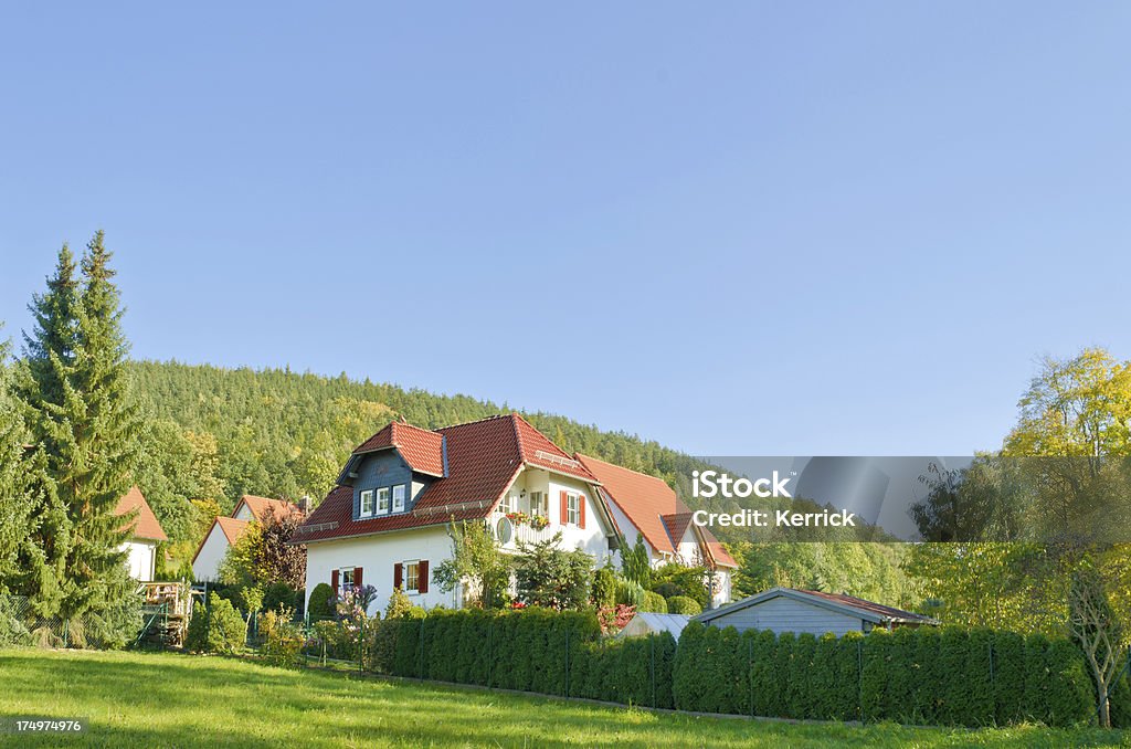 Familie zu Hause, in Deutschland - Lizenzfrei Architektur Stock-Foto