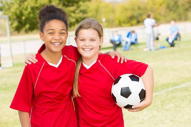 istock Happy teammates at their soccer game 174975144