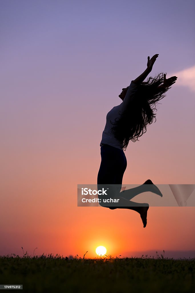 Yoga Sunsire - Foto stock royalty-free di Adulto