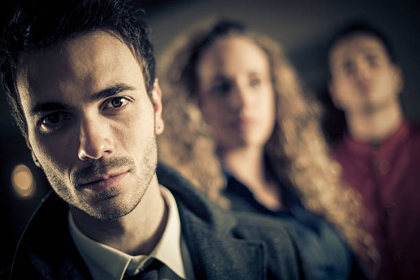 istock People team, like a movie poster 174975376