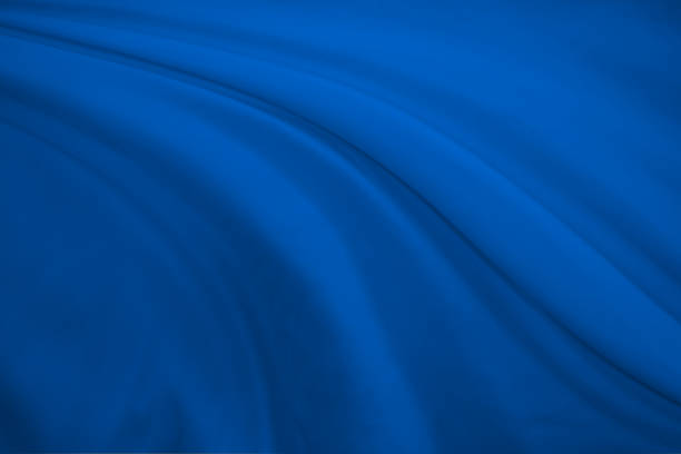 istock Abstract background wave of blue cloth, wave pattern of fabric. 1749753835