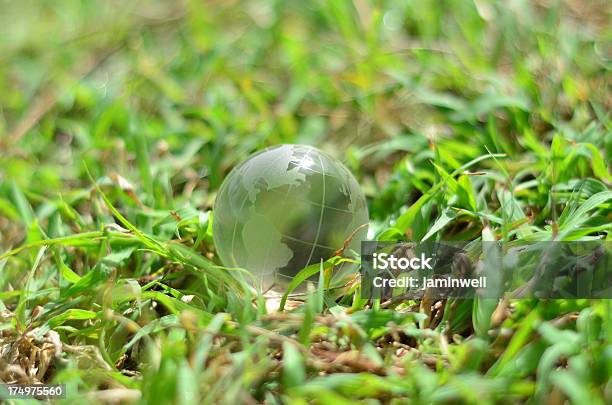 Foto de Globo De Terra Na Natureza Conceito De Grama e mais fotos de stock de Ambientalista - Ambientalista, América do Norte, América do Sul