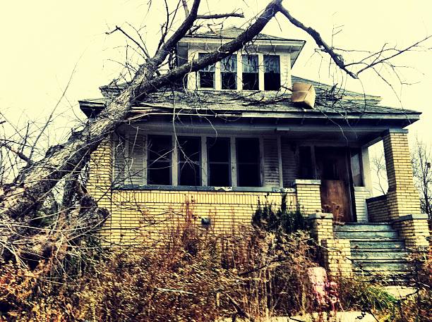 Abandoned house in Detroit. Image taken with iPhone 