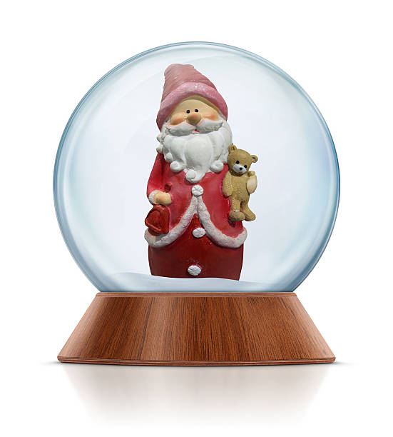 Santa Claus in Snow Globe
