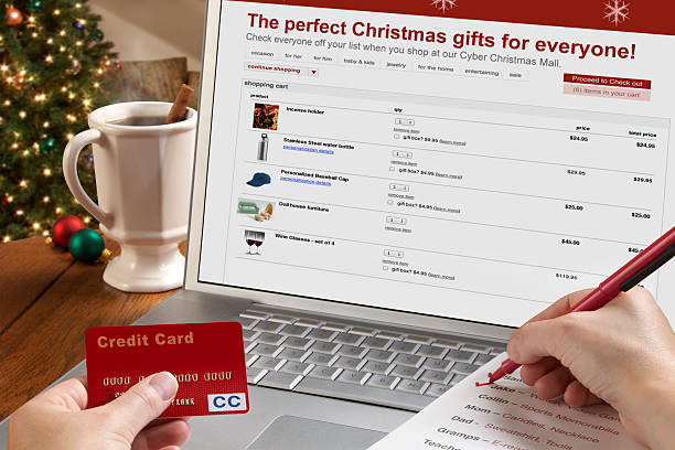 istock Cybershopping for Christmas 174975942