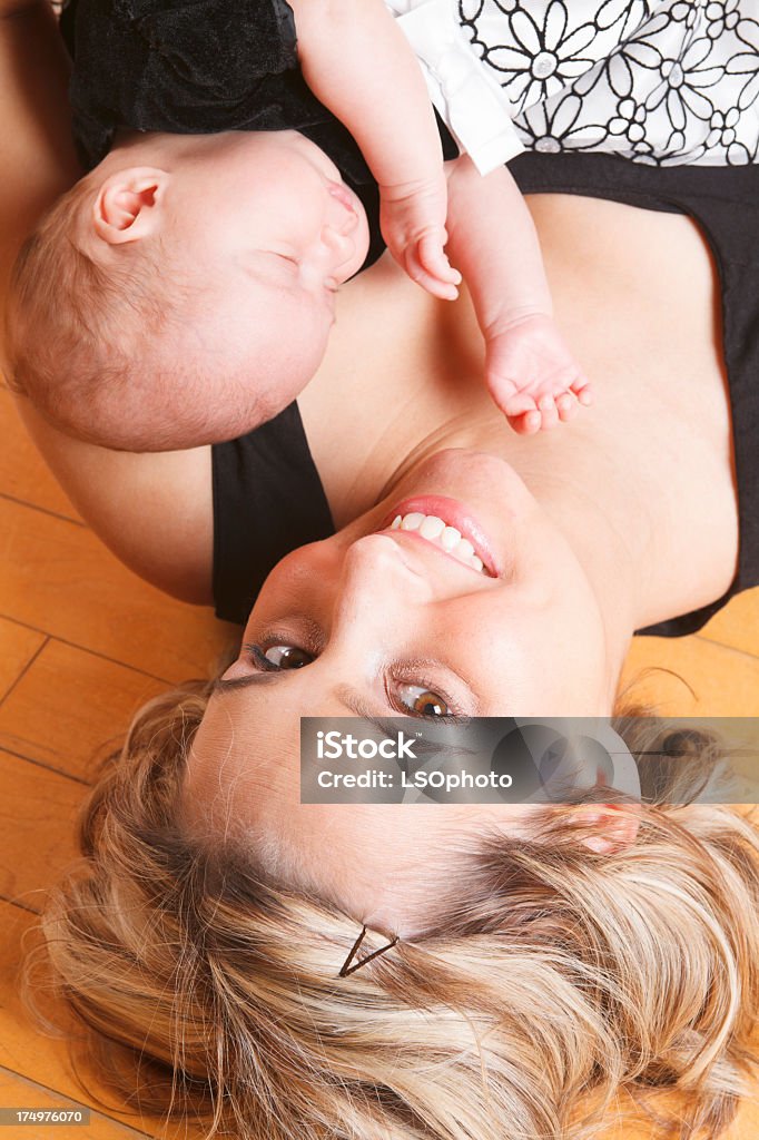 Beautiful Mother with is Baby 0-11 Months Stock Photo