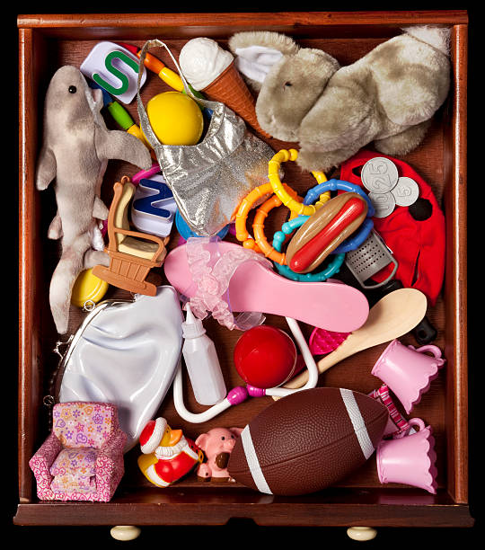 istock Little Girl's Junk Drawer 174976222