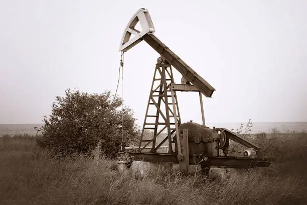 Photo of Old oil pumpjack