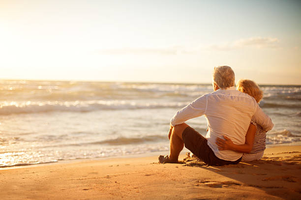 istock Senior couple enjoy the view 174976613