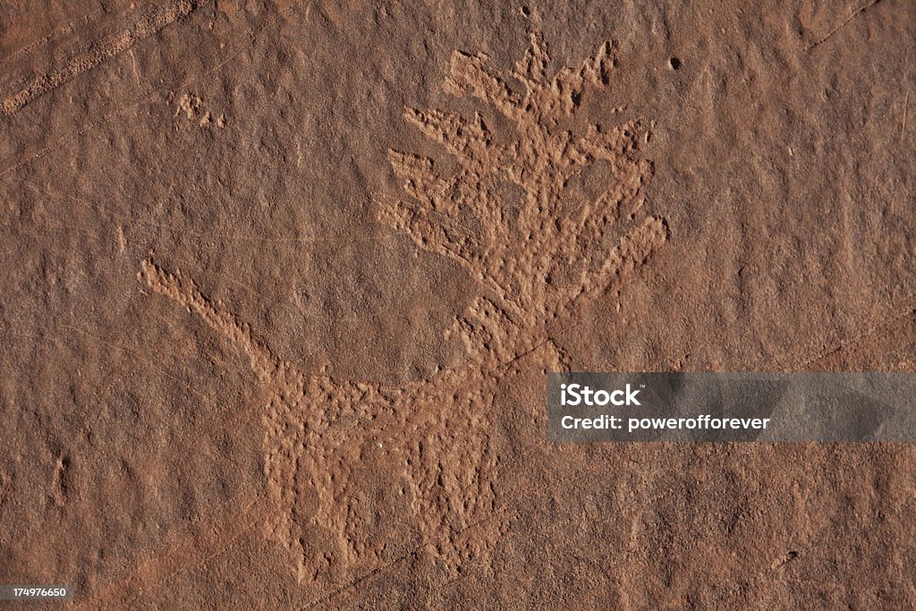 Petroglyph im Monument Valley - Lizenzfrei Alt Stock-Foto