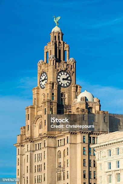 Królewska Wątroba Budowa Liverpool Wielka Brytania - zdjęcia stockowe i więcej obrazów Royal Liver Building