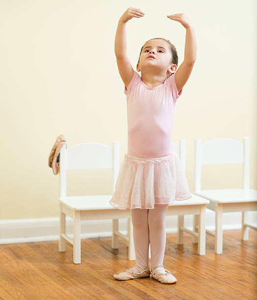 istock Little girl doing ballet. 174976858