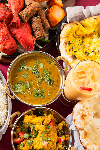 istock Indian food: assortments of dishes 174977521