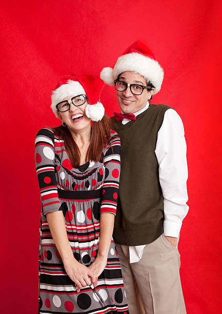 istock Nerdy Christmas Couple 174977576
