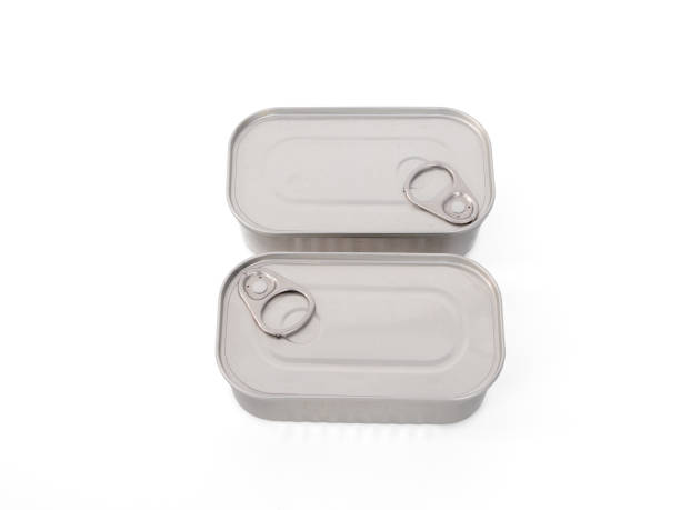 istock Canned food on a white background. 1749776465