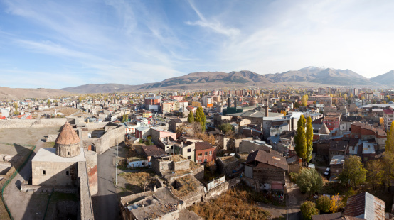 Townscape, Erzurum in Turkey.