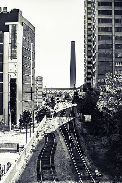 istock Railway in the city 174977868