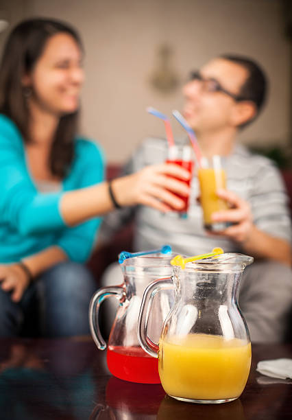 istock Nonalcoholic juice soft drink with friends 174977924