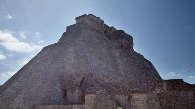 mayan ruins at uxmal, mexico