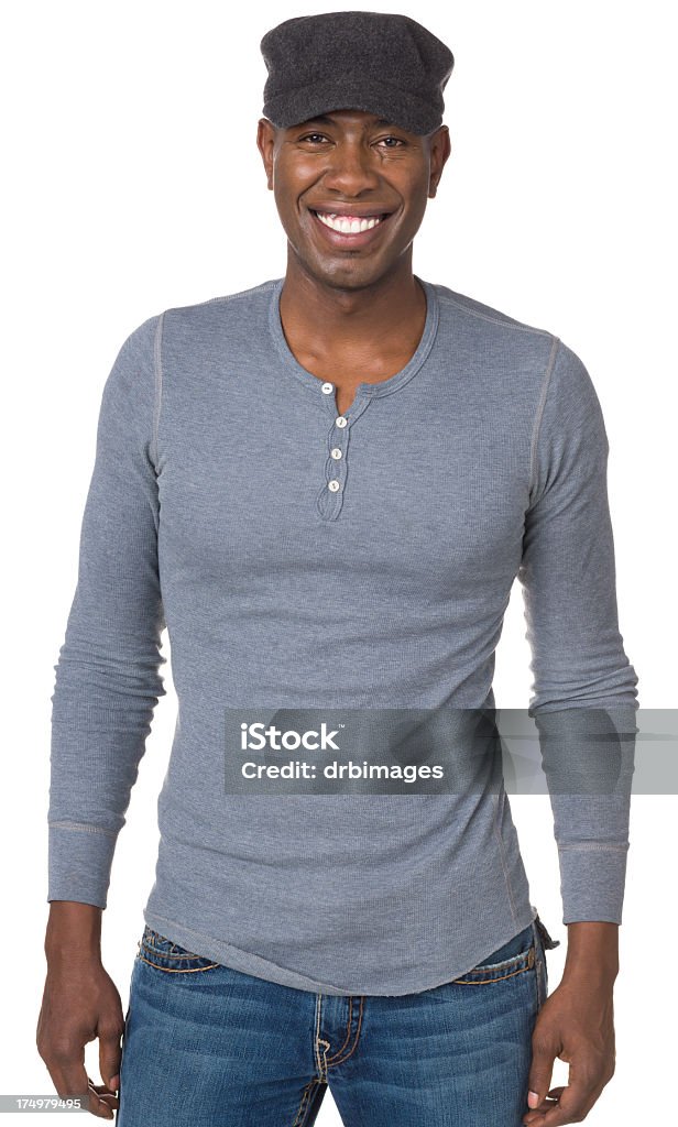 Happy Smiling Young Man Waist Up Portrait Portrait of a young man on a white background. http://s3.amazonaws.com/drbimages/m/001ee.jpg 20-29 Years Stock Photo