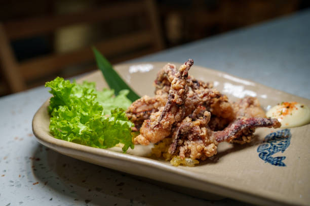 istock Fried Calamari Fish, Japanese food 1749799725