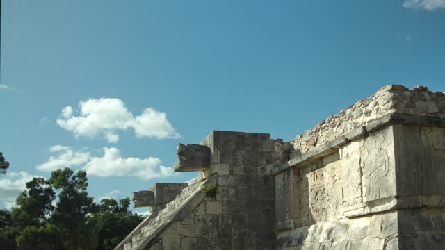 mayan ruins at chichen itza, mexico