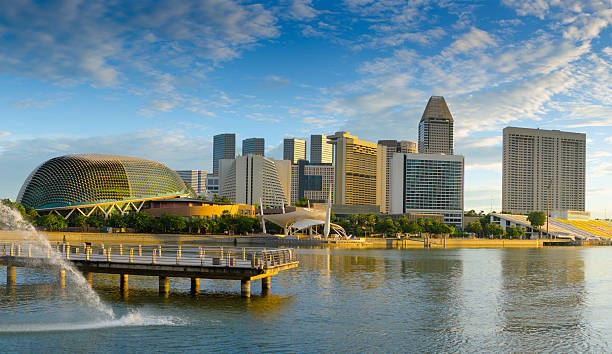 istock Panoramic view of urban landscape in Singapore 174980143