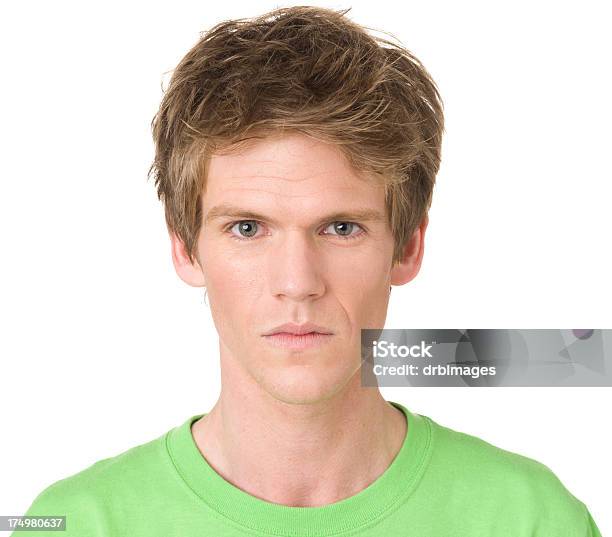 Serious Young Man Portrait Stock Photo - Download Image Now - 20-29 Years, 2000-2009, 25-29 Years