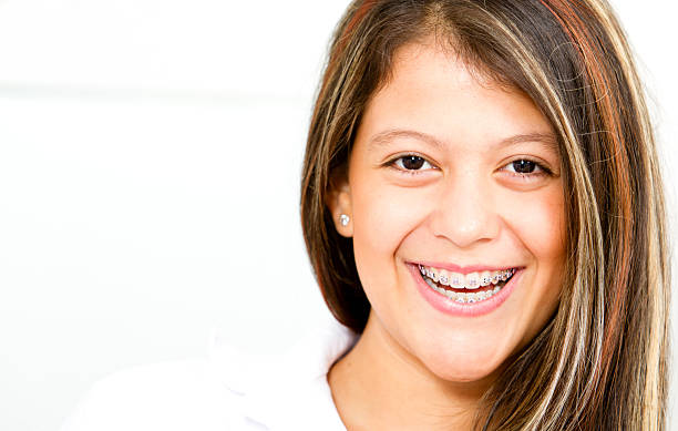istock Girl wearing braces 174980669