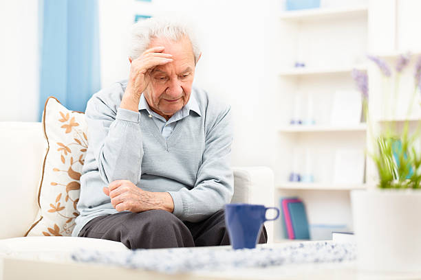 istock Portait of a sad senior man 174981002
