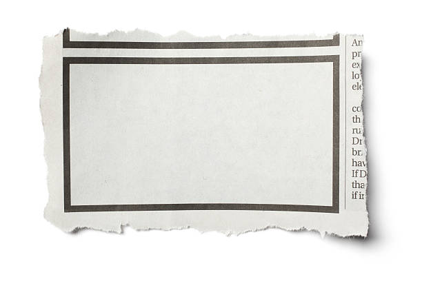 istock Torn Piece of Newpaper 174981026