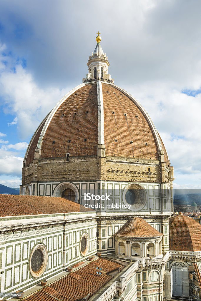 Duomo Santa Maria Del Fiore, Florence, Tuscany, Italy Gothic style church Duomo Santa Maria Del Fiore (Basilica of Saint Mary of the Flower), Florence, Tuscany, Italy, main church of Florence. Architectural Dome Stock Photo