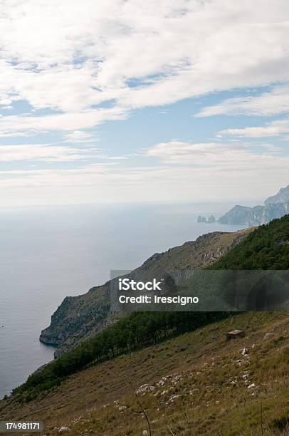 Massa Lubrense Viewpoin San Costanzocosta Sorrentina - Fotografie stock e altre immagini di Albero