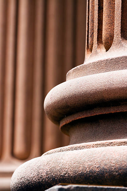 istock Closeup pedestal of classical column 174981535