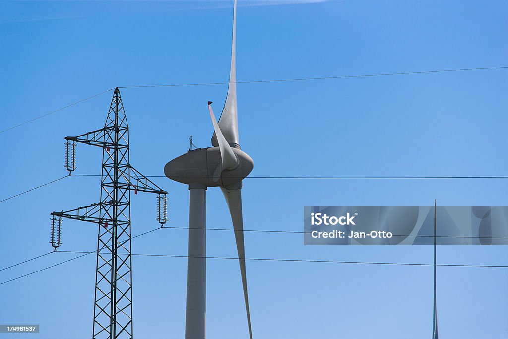 Wind-Energie - Lizenzfrei Elektrizität Stock-Foto