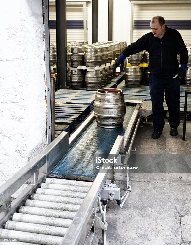 Clean Bier kegs - Lizenzfrei Aluminium Stock-Foto