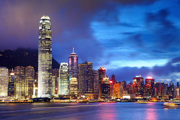 istock urban senic in hong kong harbor front 174981730