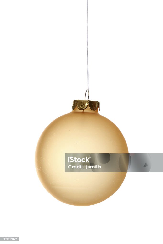 Ouro Bola de Árvore de Natal - Royalty-free Bola de Árvore de Natal Foto de stock