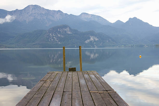 istock pier on the lake in mountain 174981951