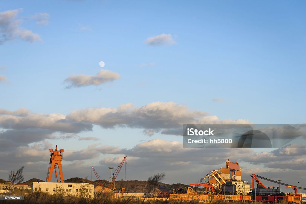 Commercial Dock - Lizenzfrei Anlegestelle Stock-Foto