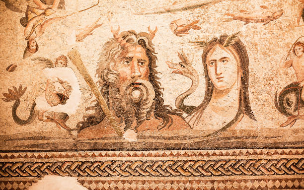 istock Oceanos and Tethys ancient mosaic 174982591