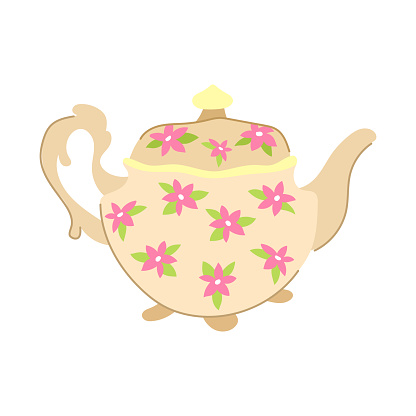 collection vintage teapot cartoon. coffee pot, kettle porcelain, kitchen menu collection vintage teapot sign. isolated symbol vector illustration