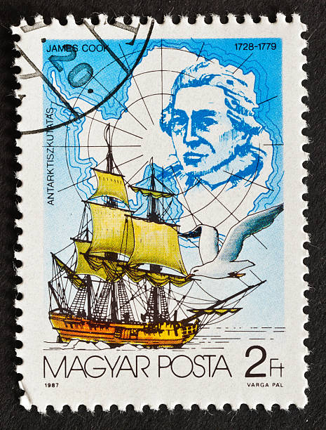 istock Captain James Cook Stamp 174982941