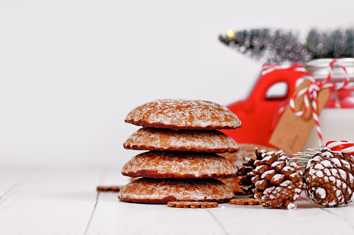 German gingerbread Christmas cookie called 'Lebkuchen'