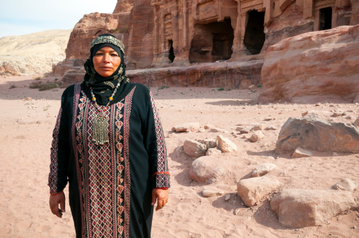 A Bedouin woman in Petra, Jordan